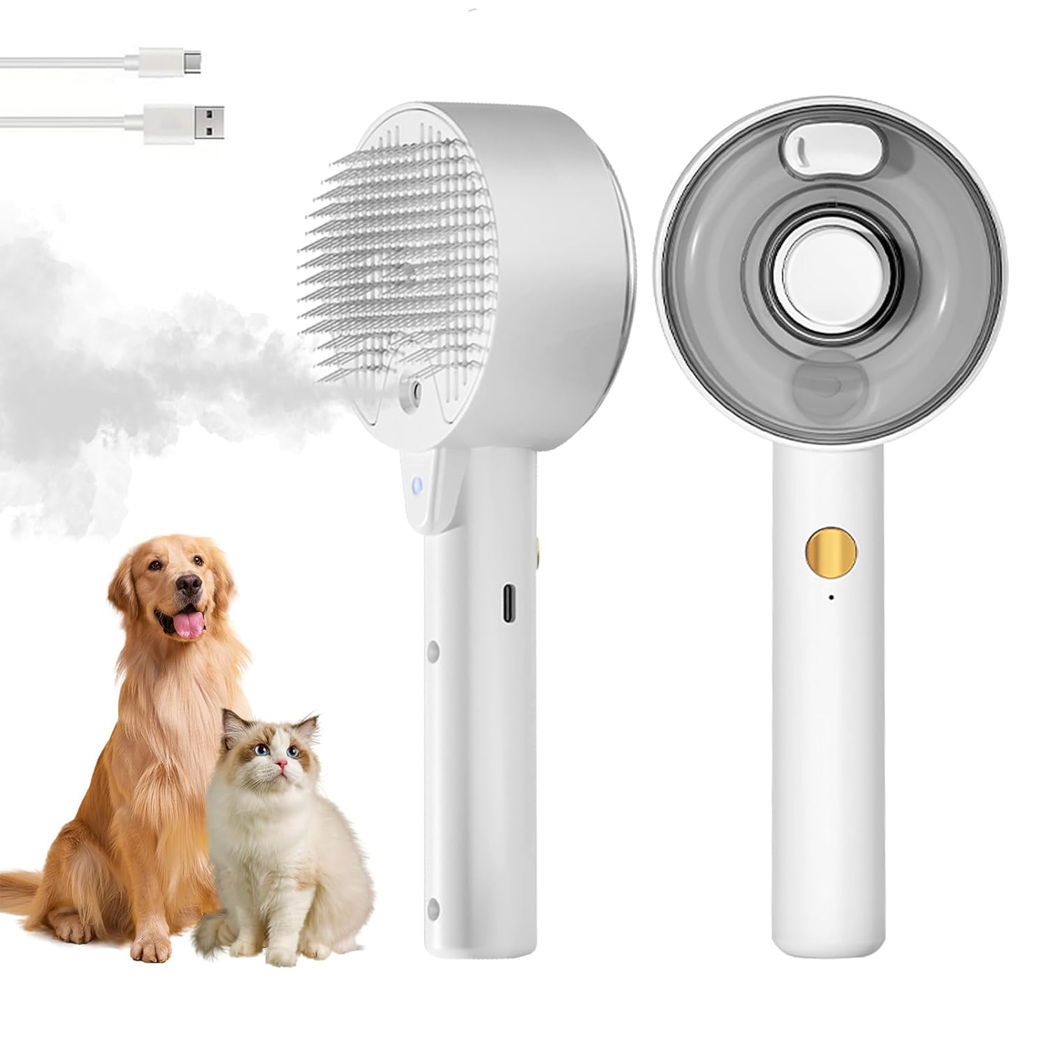 Steam Cat Brush For Shedding