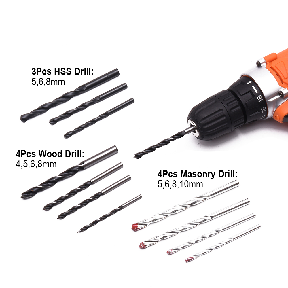 36-Piece Cordless Drill Set for Household 3