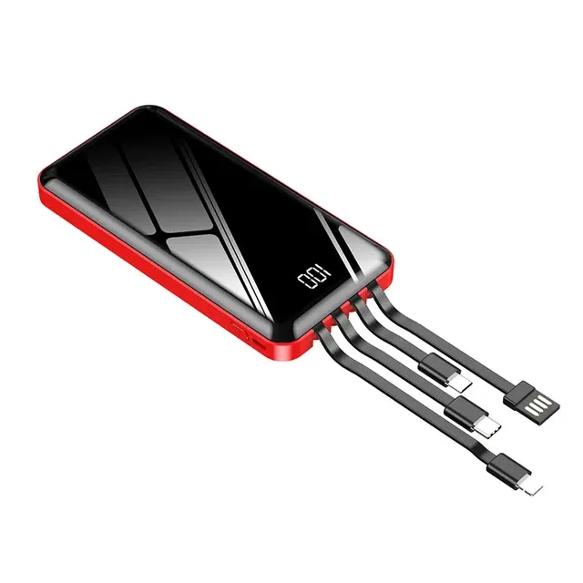 Schnell-Powerbank 10000 mAh mit Kabel 4