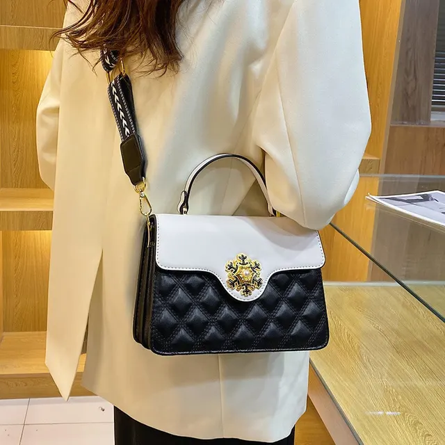 Women's Crossbody Rhombic Western Style Shoulder Bag 1