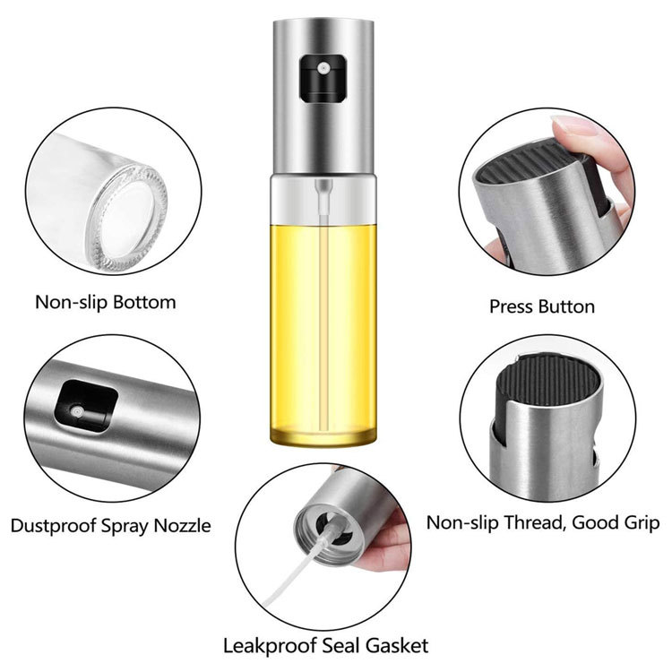 100ml Glass Oil Sprayer for Kitchen 2