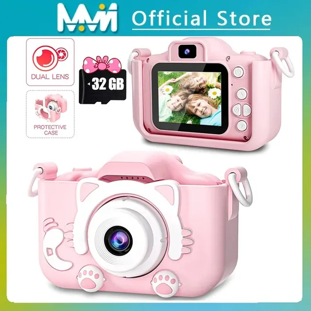 Kids Digital Camera 1080P HD Silicone Case 2
