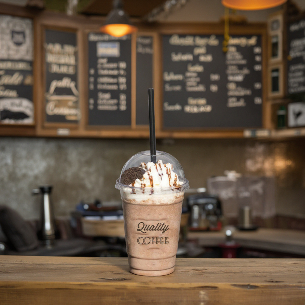 Iced Coffee Cups 12–20 oz with Straw 3