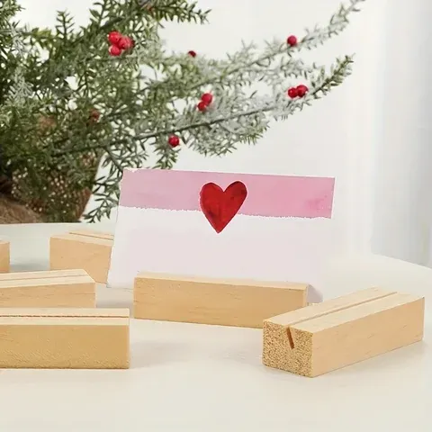 Wooden Card Holder