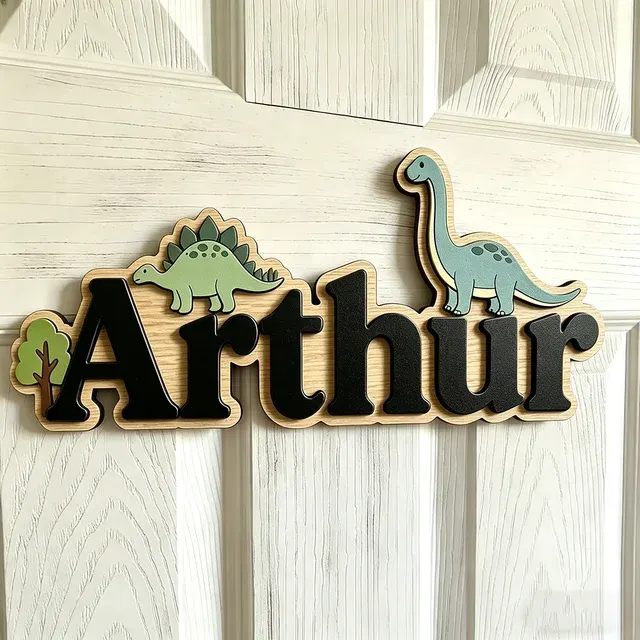Wooden Name Plate 4