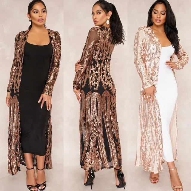 Sequin Kimono Jacket 2