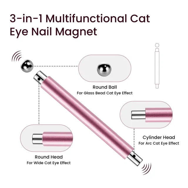 3-in-1 Double-Head Cat Eye Magnet Pen 2