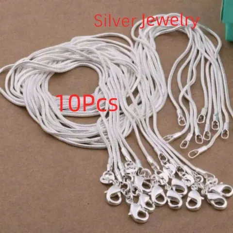 Silver Snake Chain Necklace