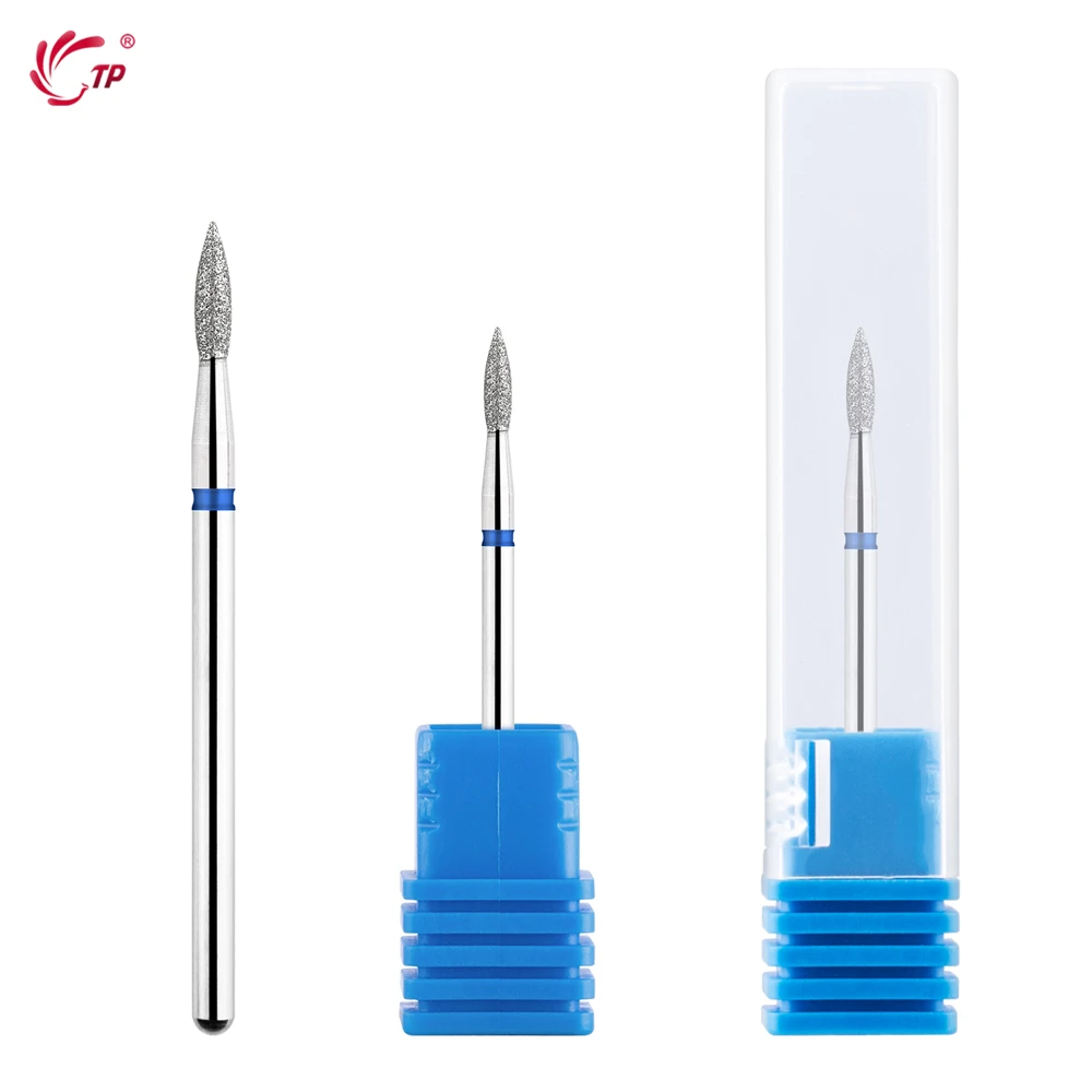5-Piece Diamond Flame Nail Drill Bits 4