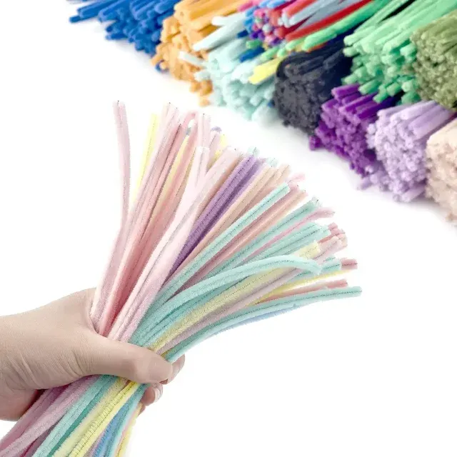 Colorful Chenille Craft Sticks for Kids 2