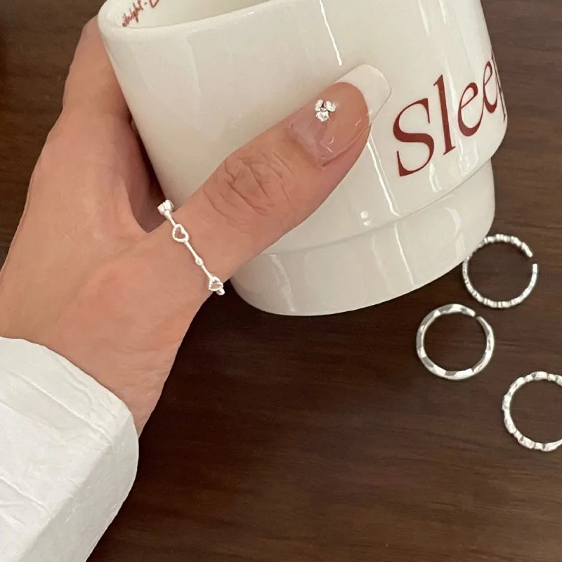 VENTFILLE 925 Sterling Silber Liebe Herz Höhlte Out 4