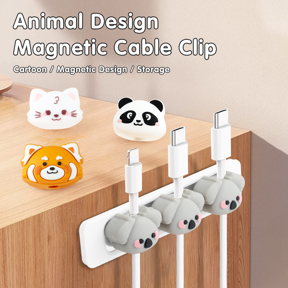 Magnetic Animal Cable Clips, 3-Pack 2