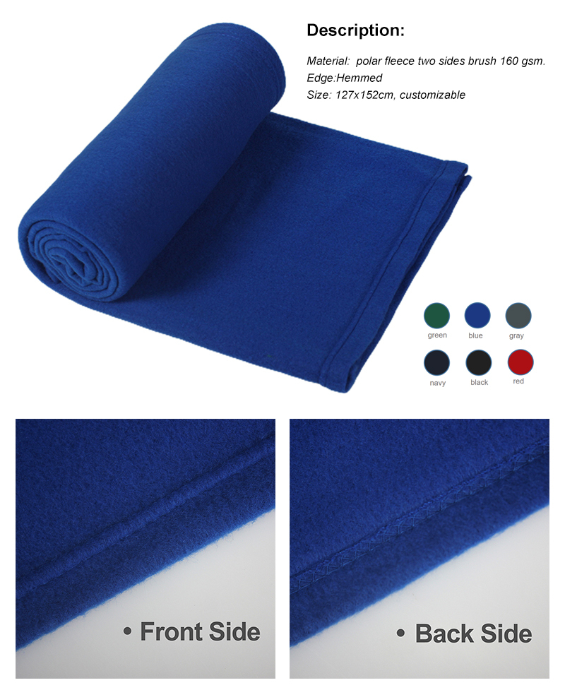 Foldable Flame Retardant Recycled Polar Blanket 3