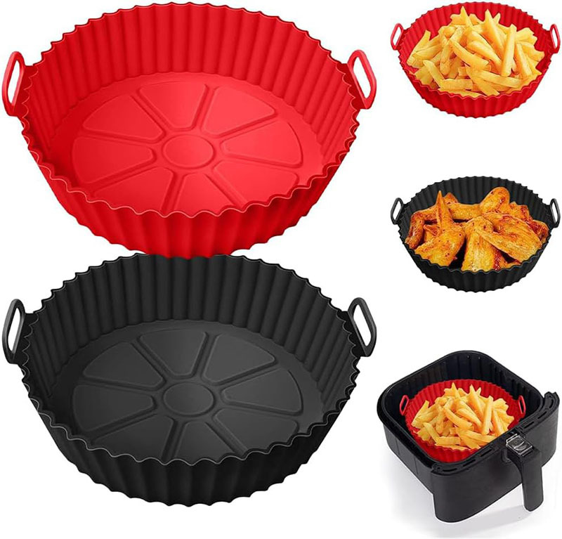 BPA-Free Round Silicone Air Fryer Basket