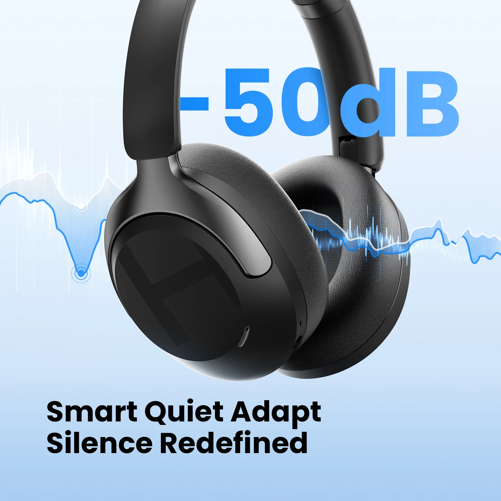 HAYLOU S40 ANC Kabelloser Kopfhörer 50dB Geräuschunterdrückung Hi-Res