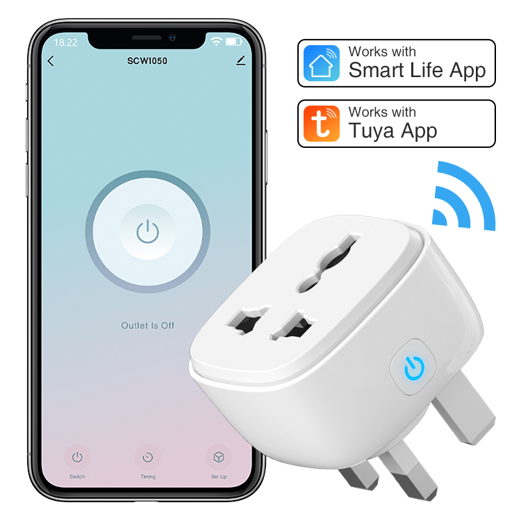 WiFi Smart Plug, UK Type G Socket