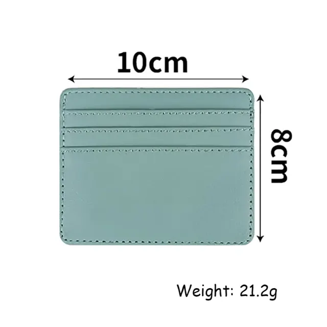 Ultra-Slim Leather Mini Wallet, 4 Slots 2