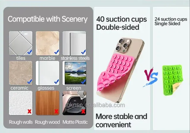Suction Cup Phone Case With Stand 3