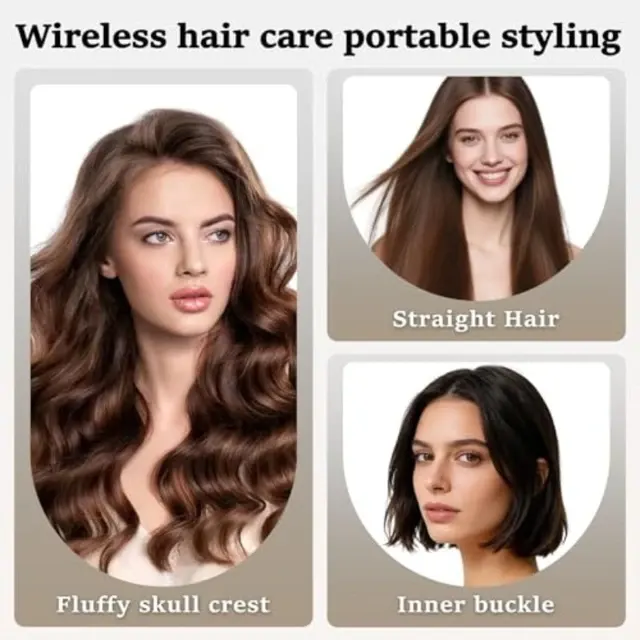 Mini Cordless Hair Straightener 4