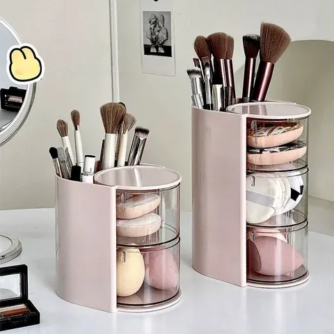 Rotating Cosmetic Storage Box