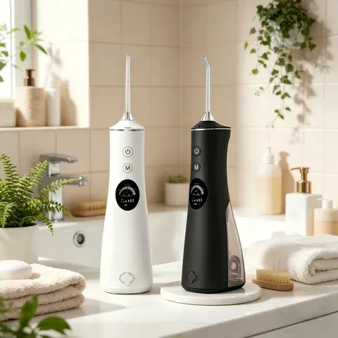 Rechargeable Water Flosser with LCD, 260ml