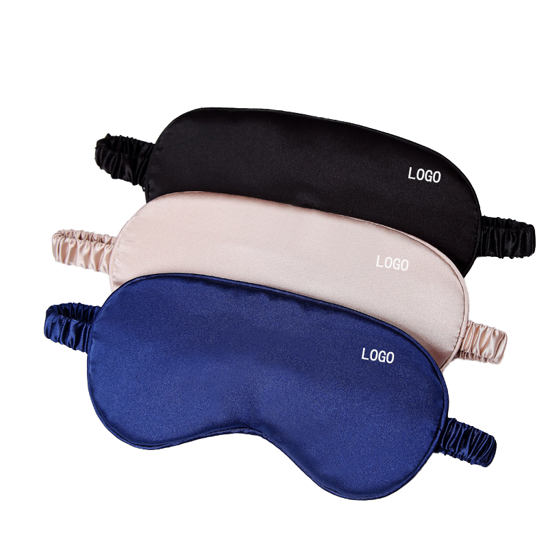 Sublimation Printing Polyester Silk Eye Mask For Sleep