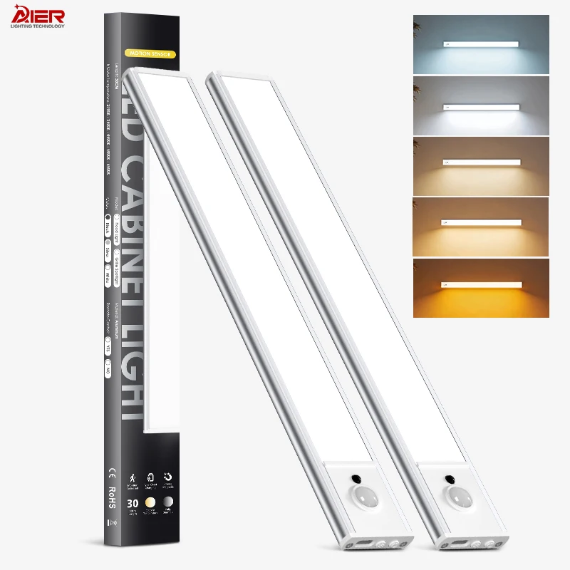 Motion Sensor LED Cabinet Lights Dimmable Super Bright
