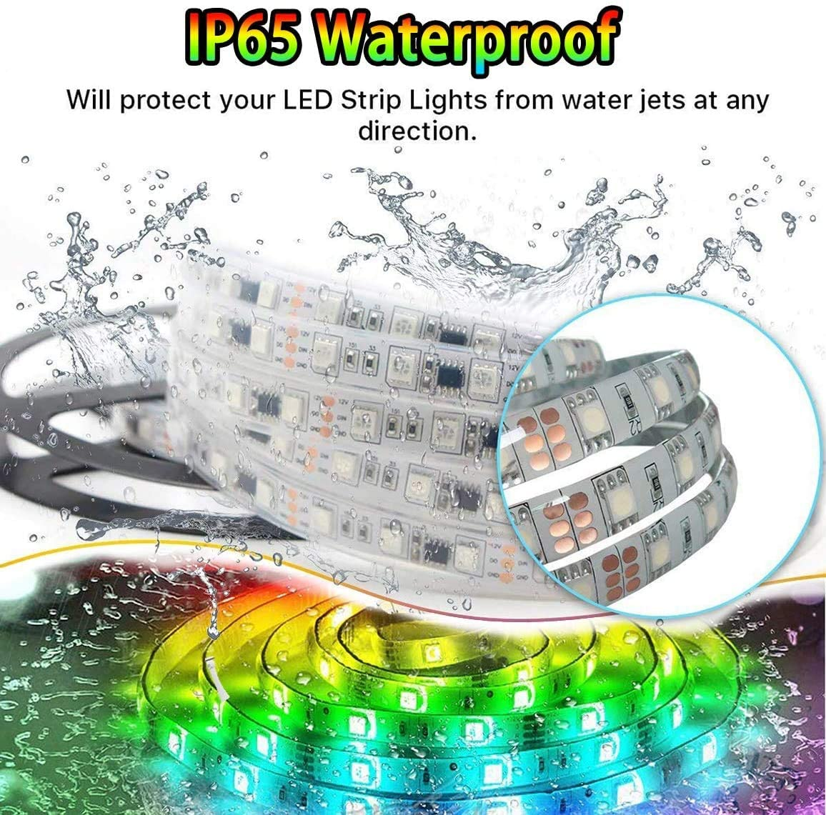 Waterproof RGBIC LED Strip Light 10 Meter 2