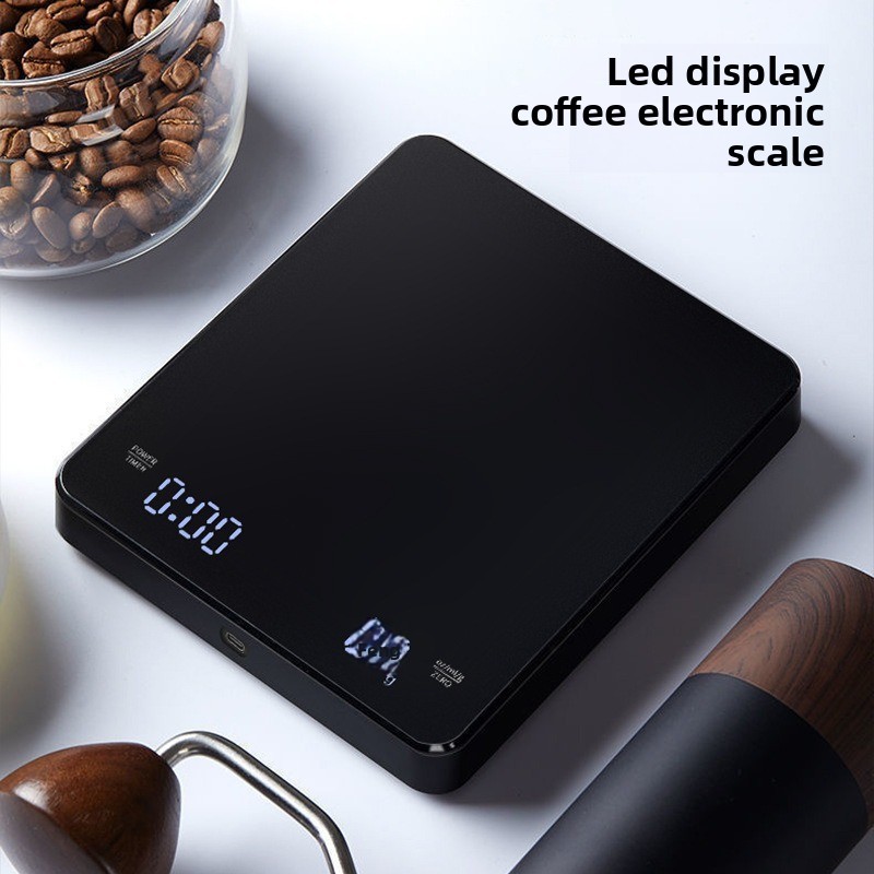 High-precision Rechargeable Coffee Scale Timer Accurate Household Electronic
