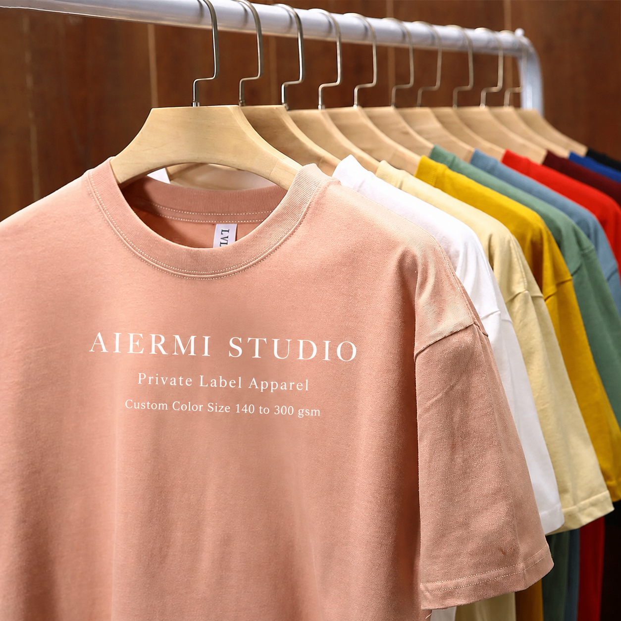 Vintage Oversize-Baumwoll-T-Shirt für Herren