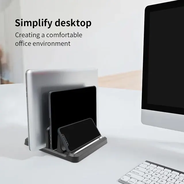 Vertical Plastic Laptop Stand 2