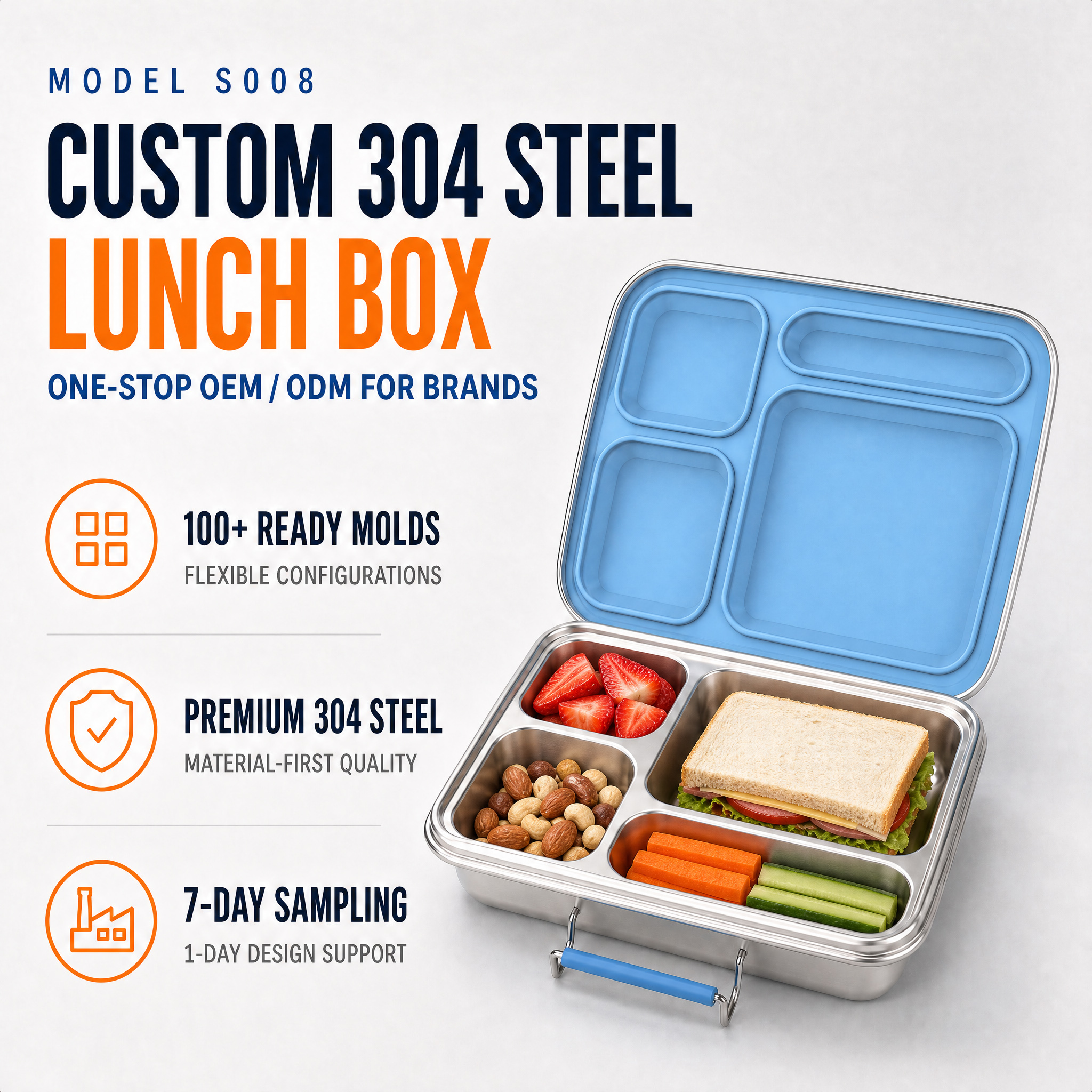 Aohea Bento Design Leak-Proof Snack Leak Proof Porta