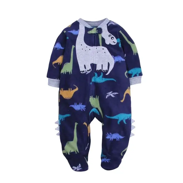Newborn Fleece Romper 2