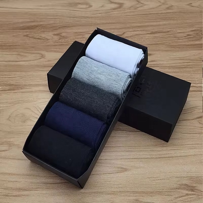 Elegant Argyle Pattern Men's Socks 5-Pack 4