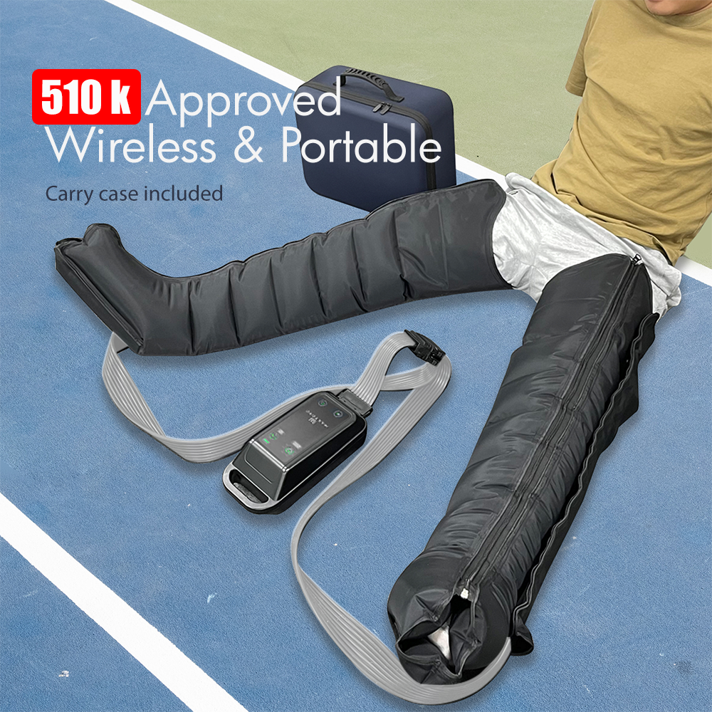 Compression Pressotherapy Boots With Sequential air Pressure to 2