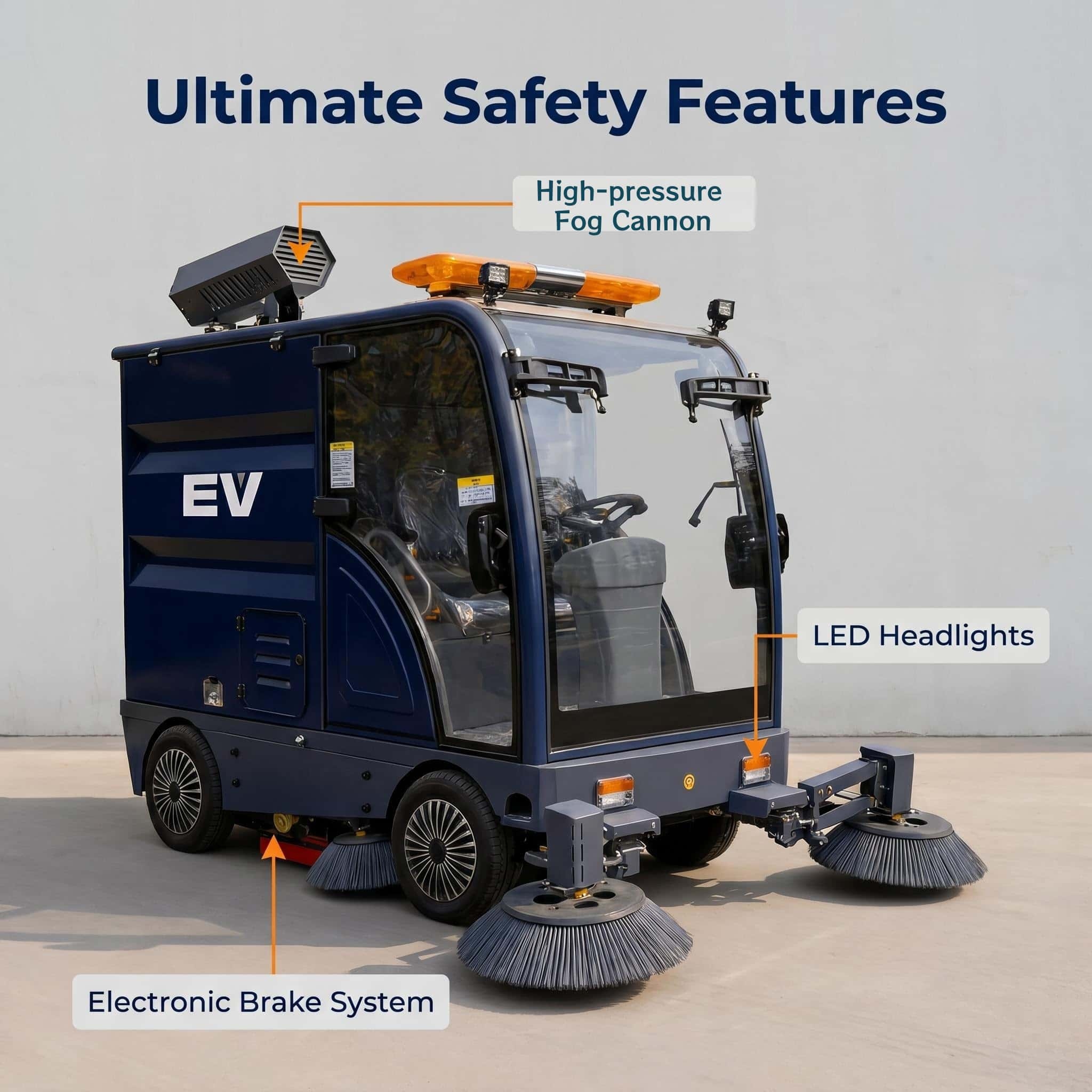 Großer Elektrischer Metall-Straßenkehrer 2