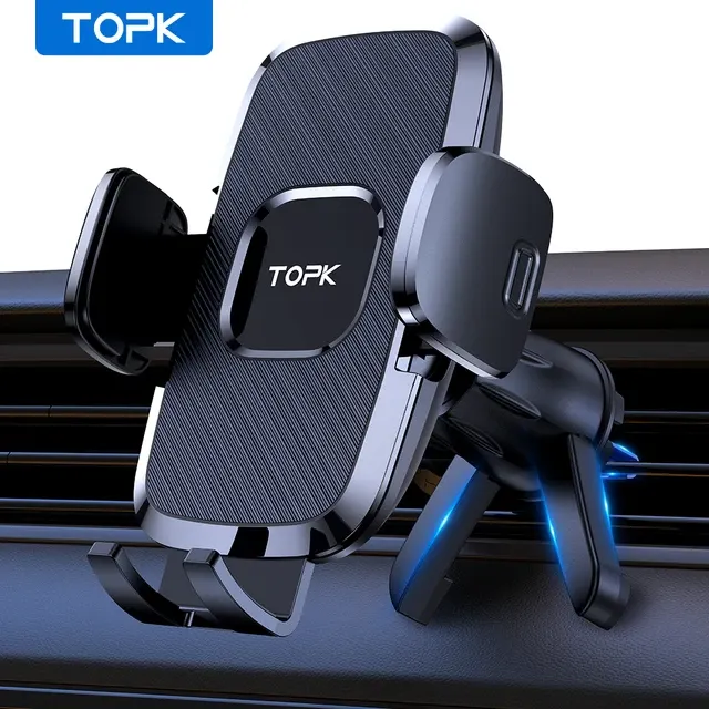 Aluminum Car Phone Mount, Gravity Clip 2