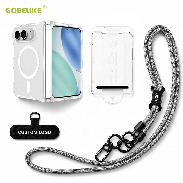 Anti-Yellowing Magnetic Transparent Case With IPhone Duo Screen
