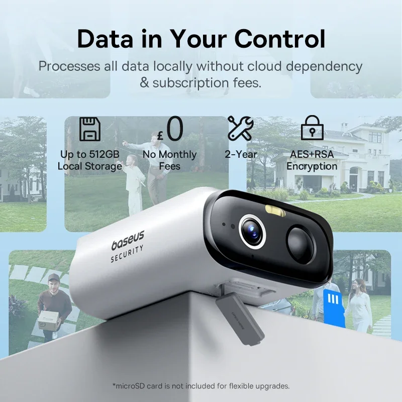 2K Solar Outdoor Security Camera IP67 4