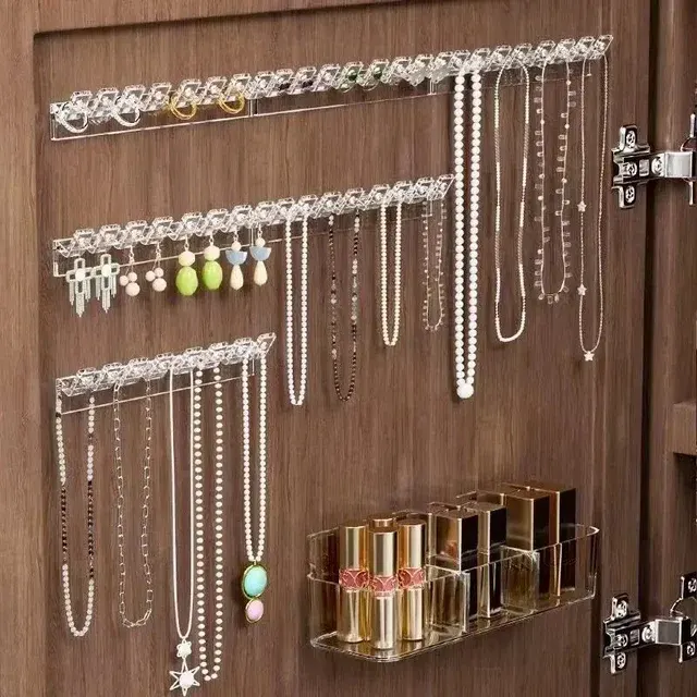 Wandmontierter Schmuckhalter mit 24 Haken im 3er-Set 2