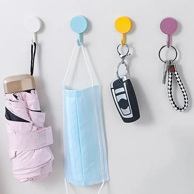 Adhesive No-Drill Hooks for Kitchen Bath 2