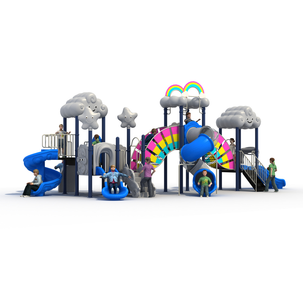 Iron Outdoor Playground Set for Children 4