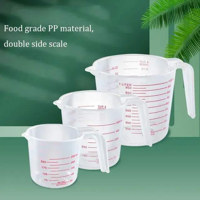 250/500/1000 mL Silicone Measuring Cup Set 1