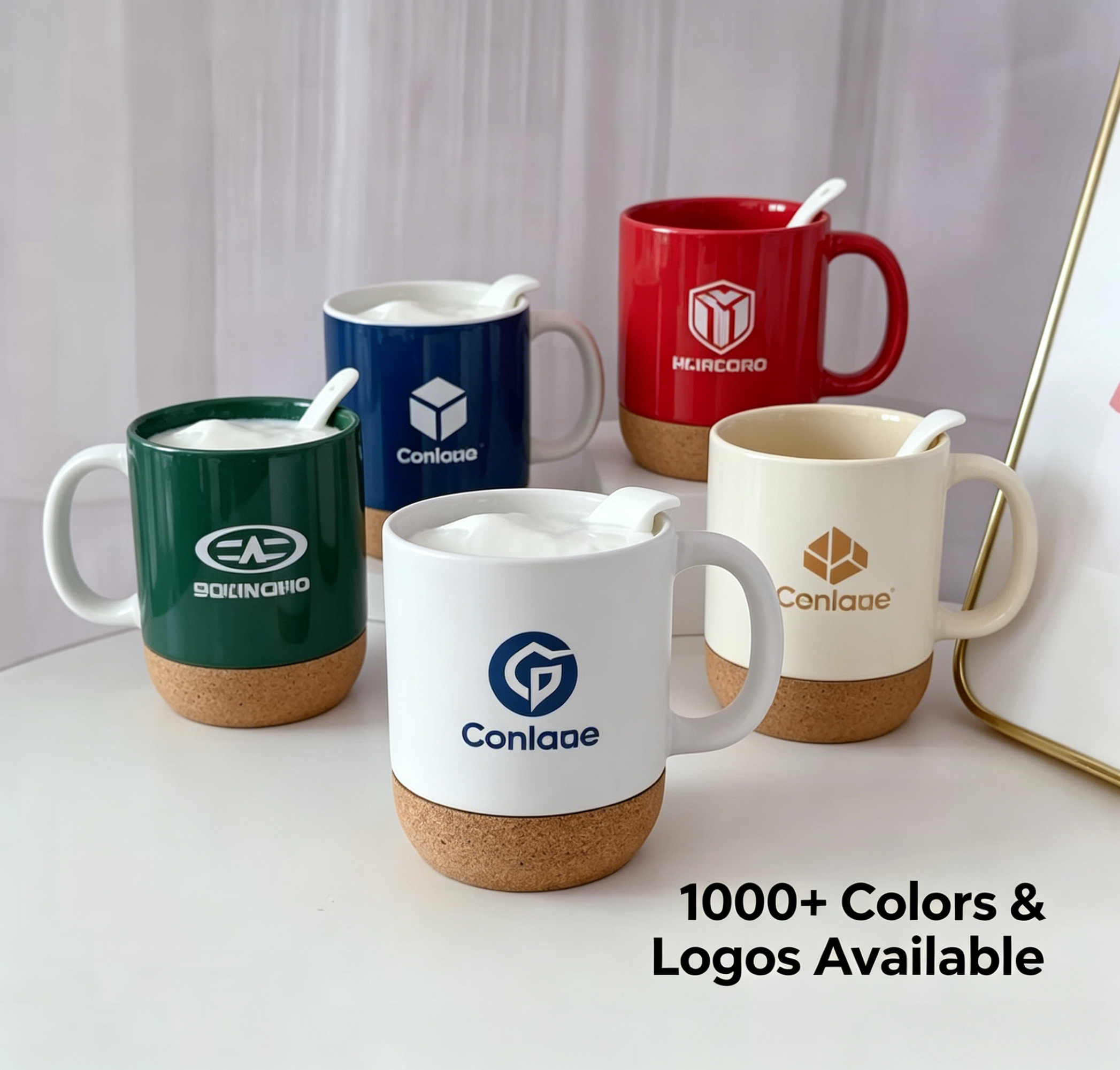 Matte Ceramic Coffee Cup 350ml Business Gift 3