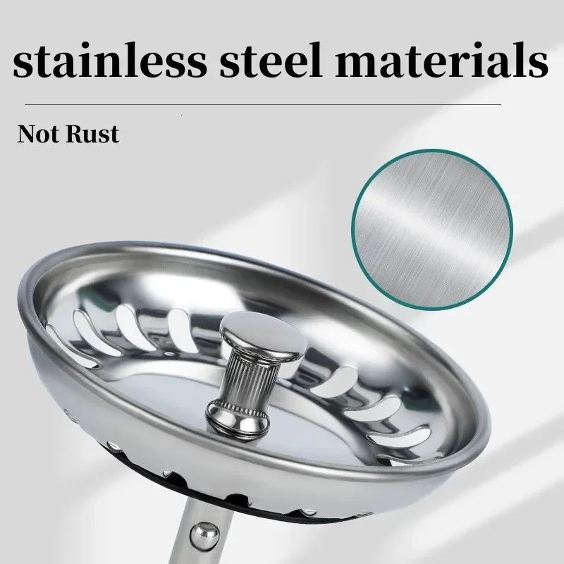 Stainless Steel Sink Strainer with Stopper 4