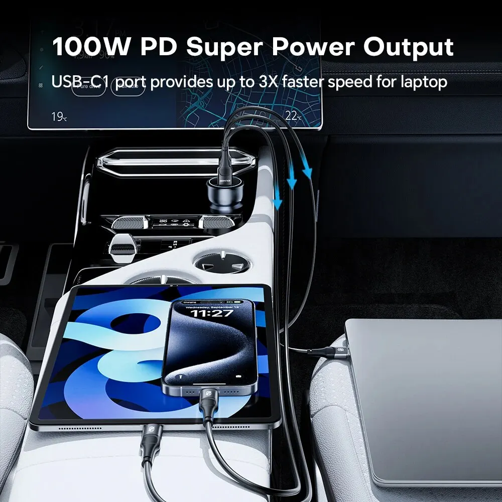 ASOMETECH 138W Autoladegerät USB Typ C GaN Ladegerät 4
