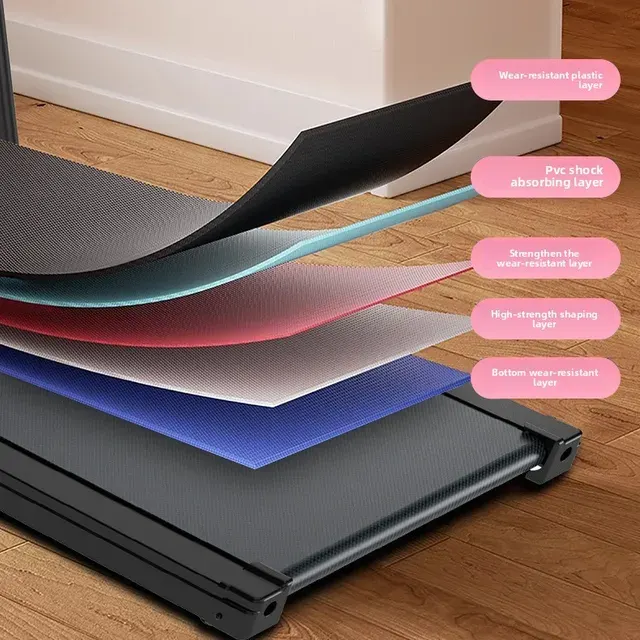 Home Use Mini Treadmill Foldable 1-8km h Shockproof 4