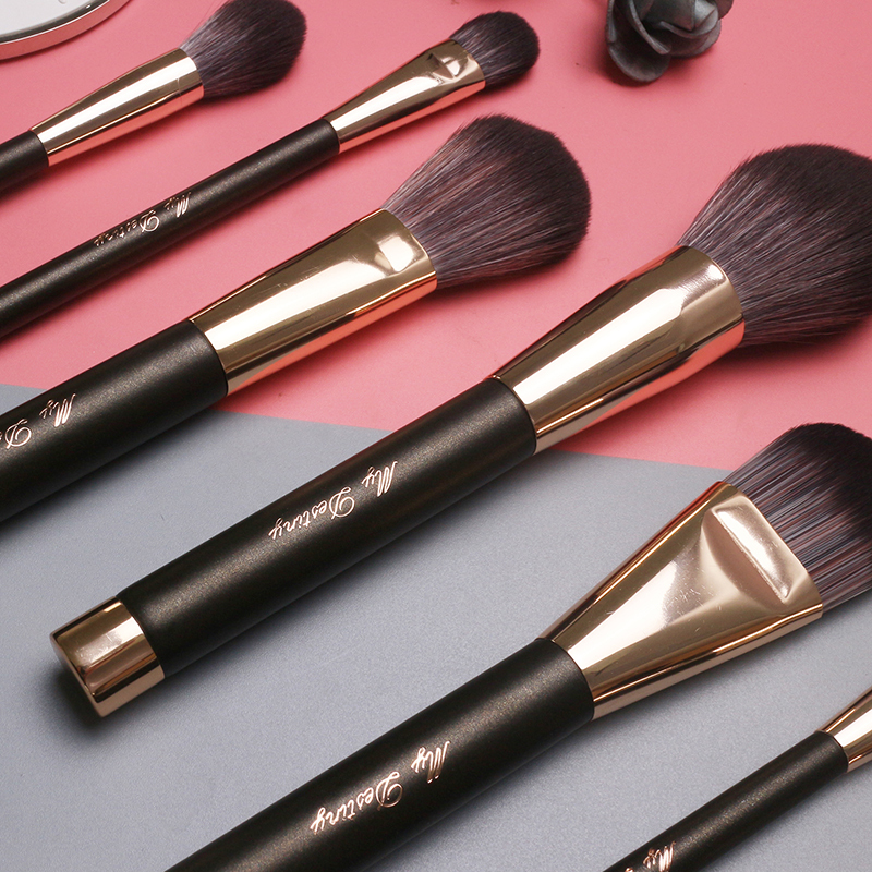Makeup Brushes Private Label Natural Hair Aluminium Tube 2