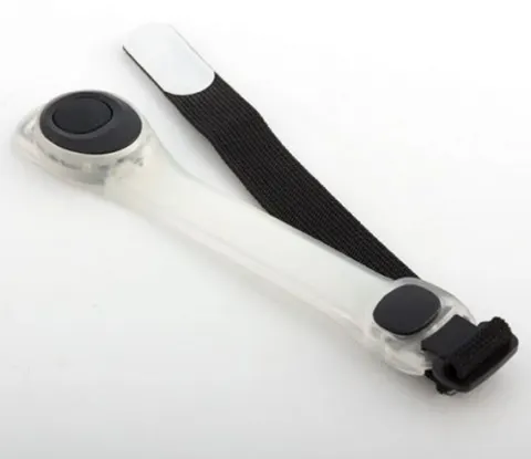 1X Clignotant LED Sécurité Nuit Réfléchissant Ceinture Strap