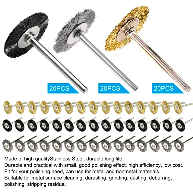 Wire Brush Set 4